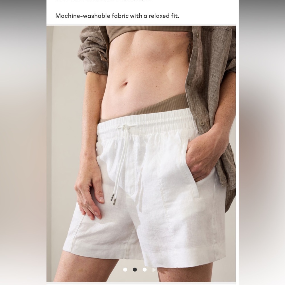 Athleta Linen Shorts